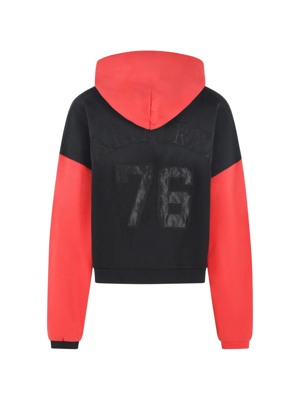 ERL Varsity logo-patch hoodie Zwart