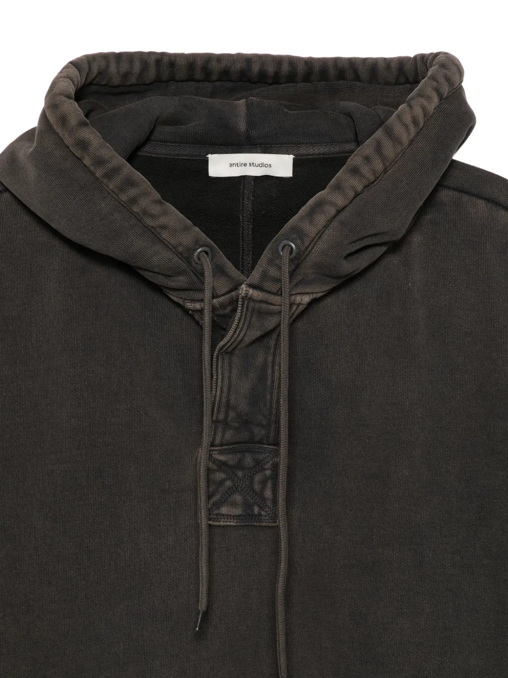 ENTIRE STUDIOS Hoodie met vervaagd effect Zwart