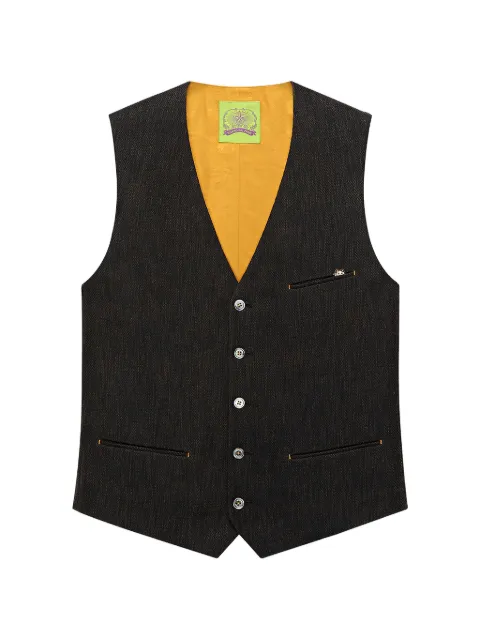 Shanghai Tang button-up tailored waistcoat
