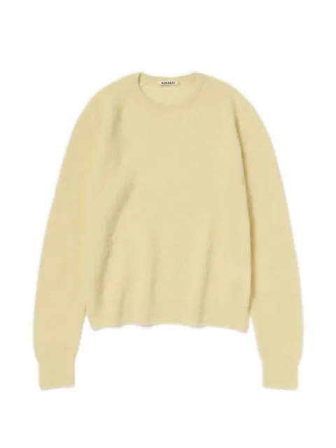 Auralee sheer-knit sweater