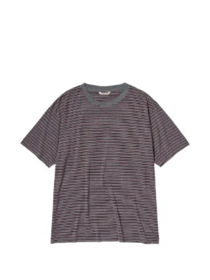 Auralee Striped short-sleeve T-shirt | Neutrals | FARFETCH