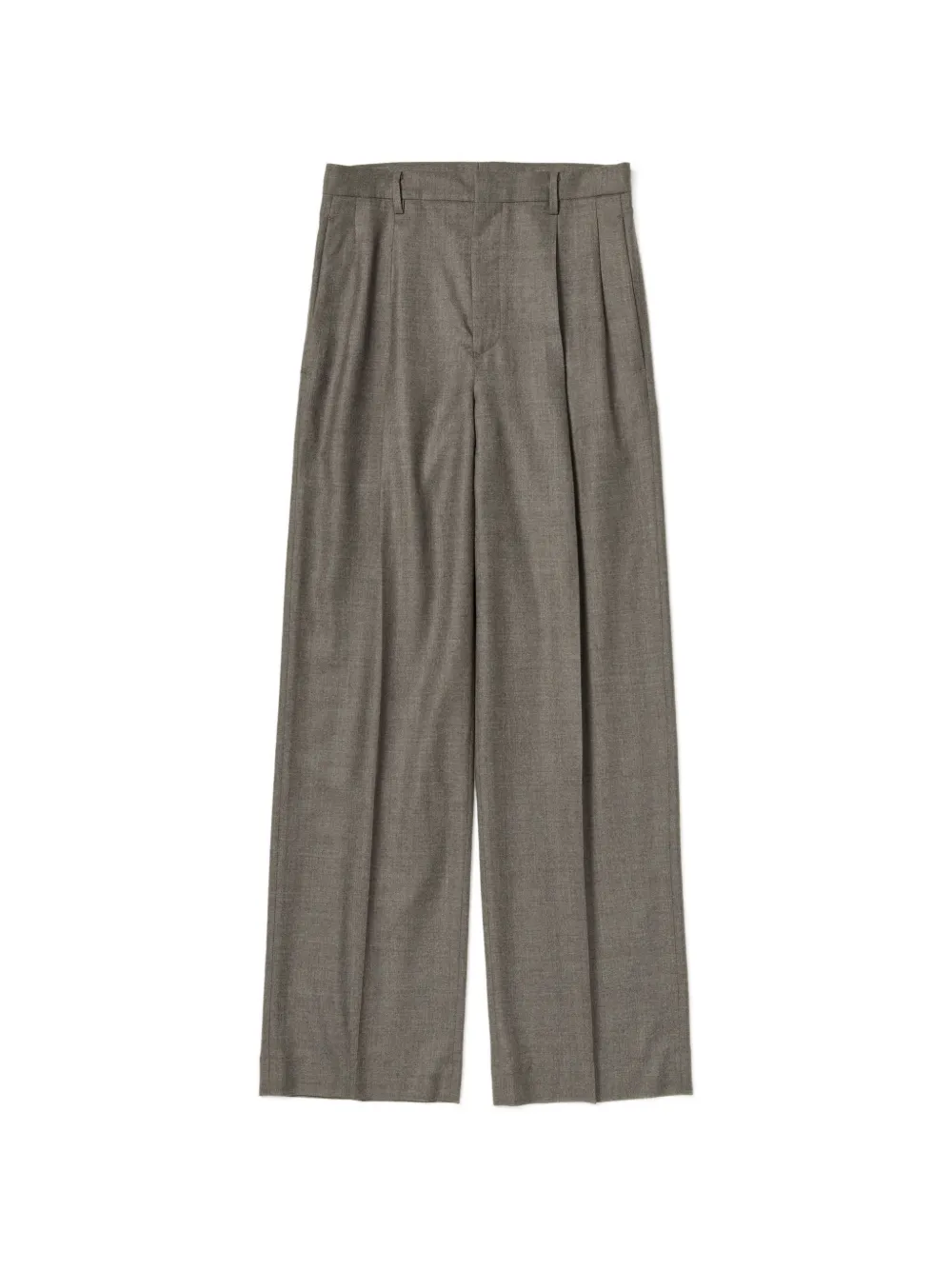 Auralee pleated wool trousers