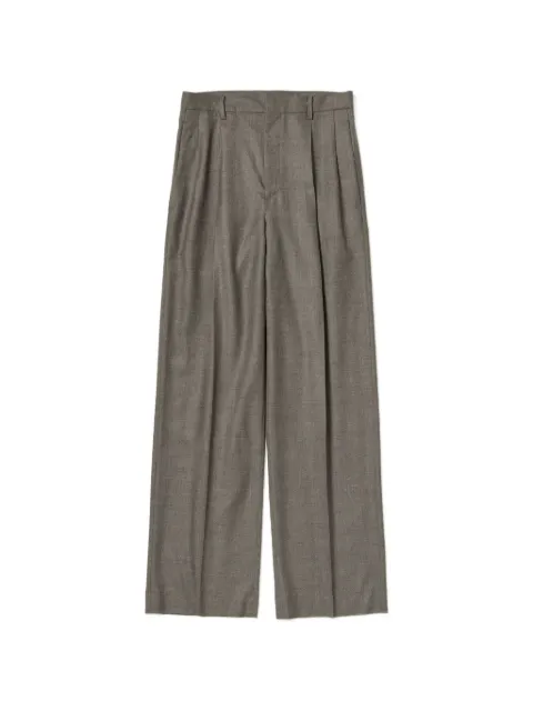Auralee pleated wool trousers