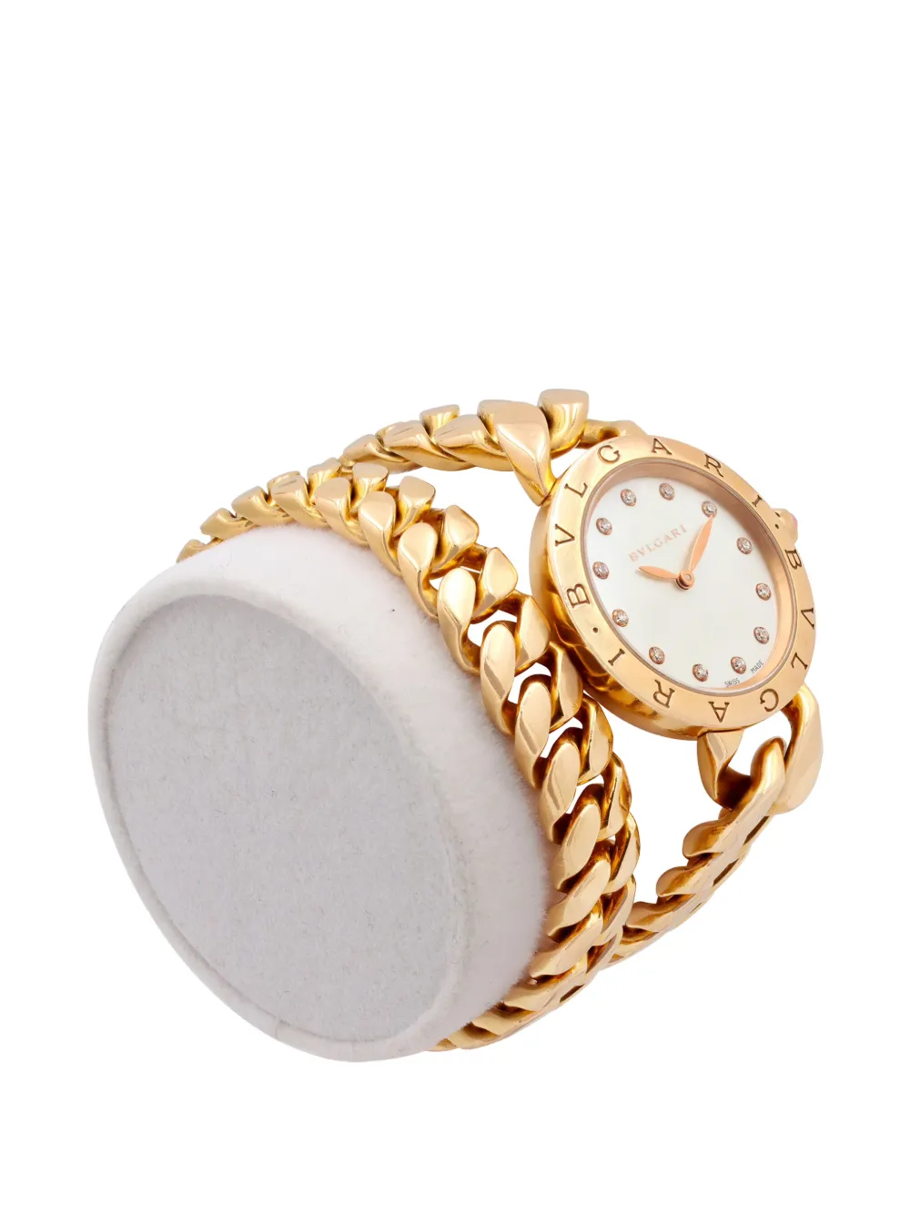 Bvlgari Pre-owned Catene 31mm Watch in White, view 3