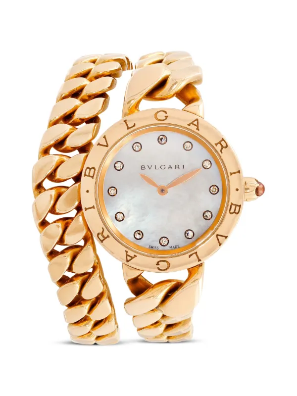 Bvlgari Pre-owned Catene 31mm Watch in White