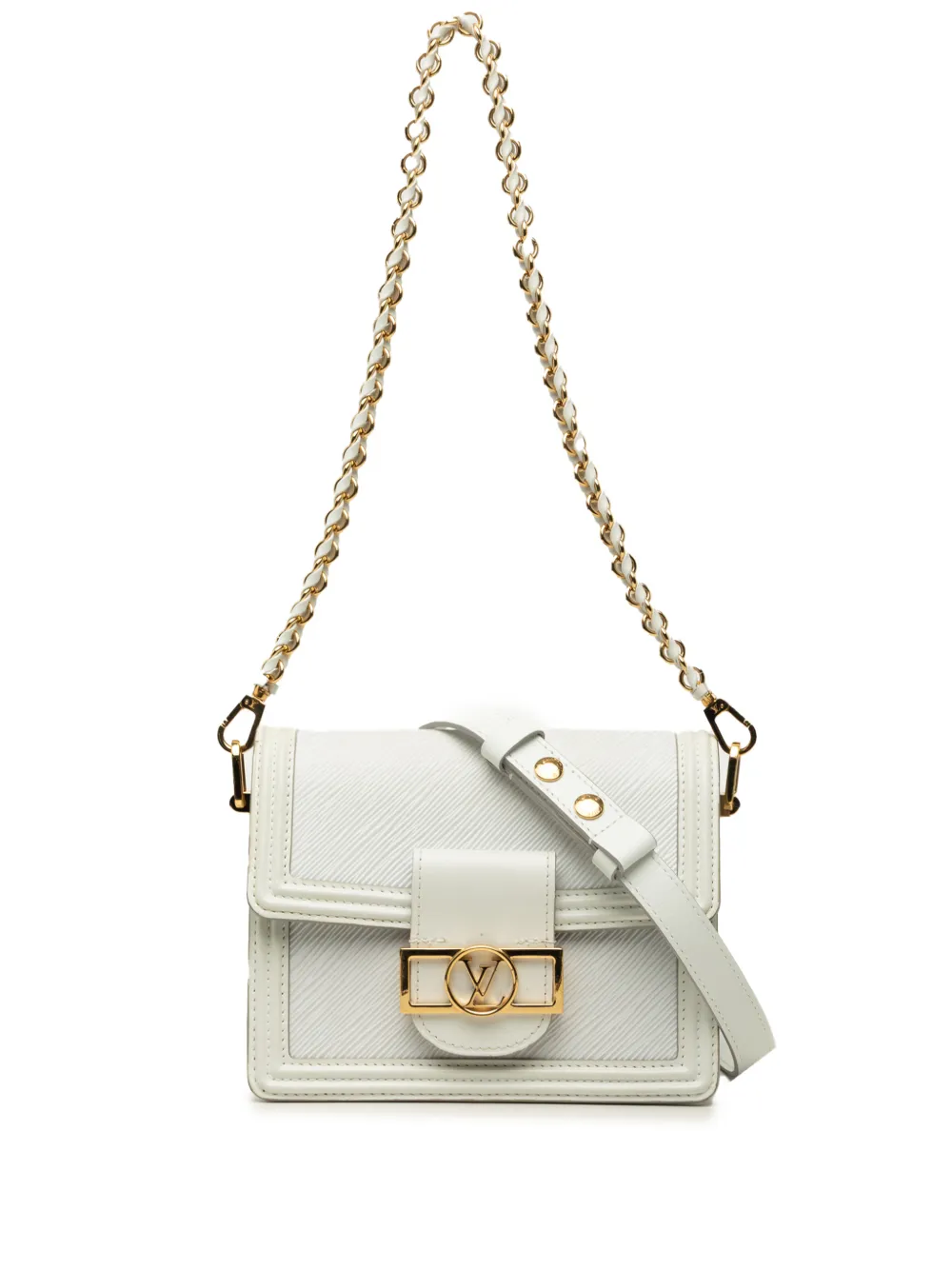 Louis Vuitton Pre-Owned 2020 mini Epi Dauphine Satchel-Tasche - Weiß