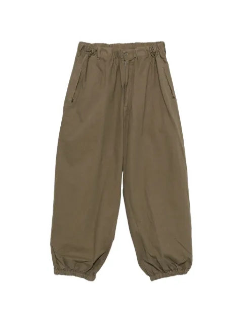 ENTIRE STUDIOS elasticated drawstring-hem trousers