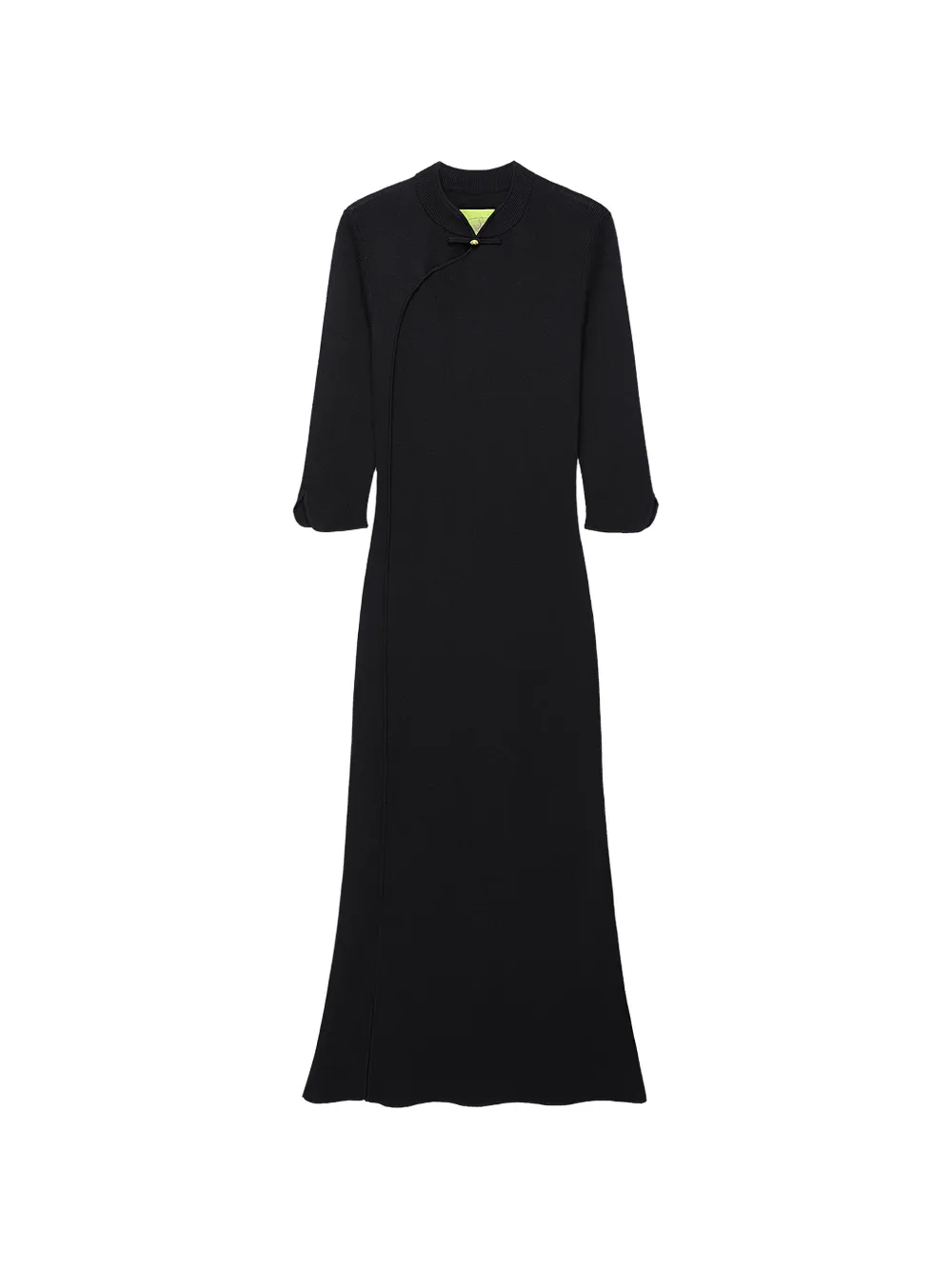 Shanghai Tang Prosperity frog-fastening knitted maxi dress