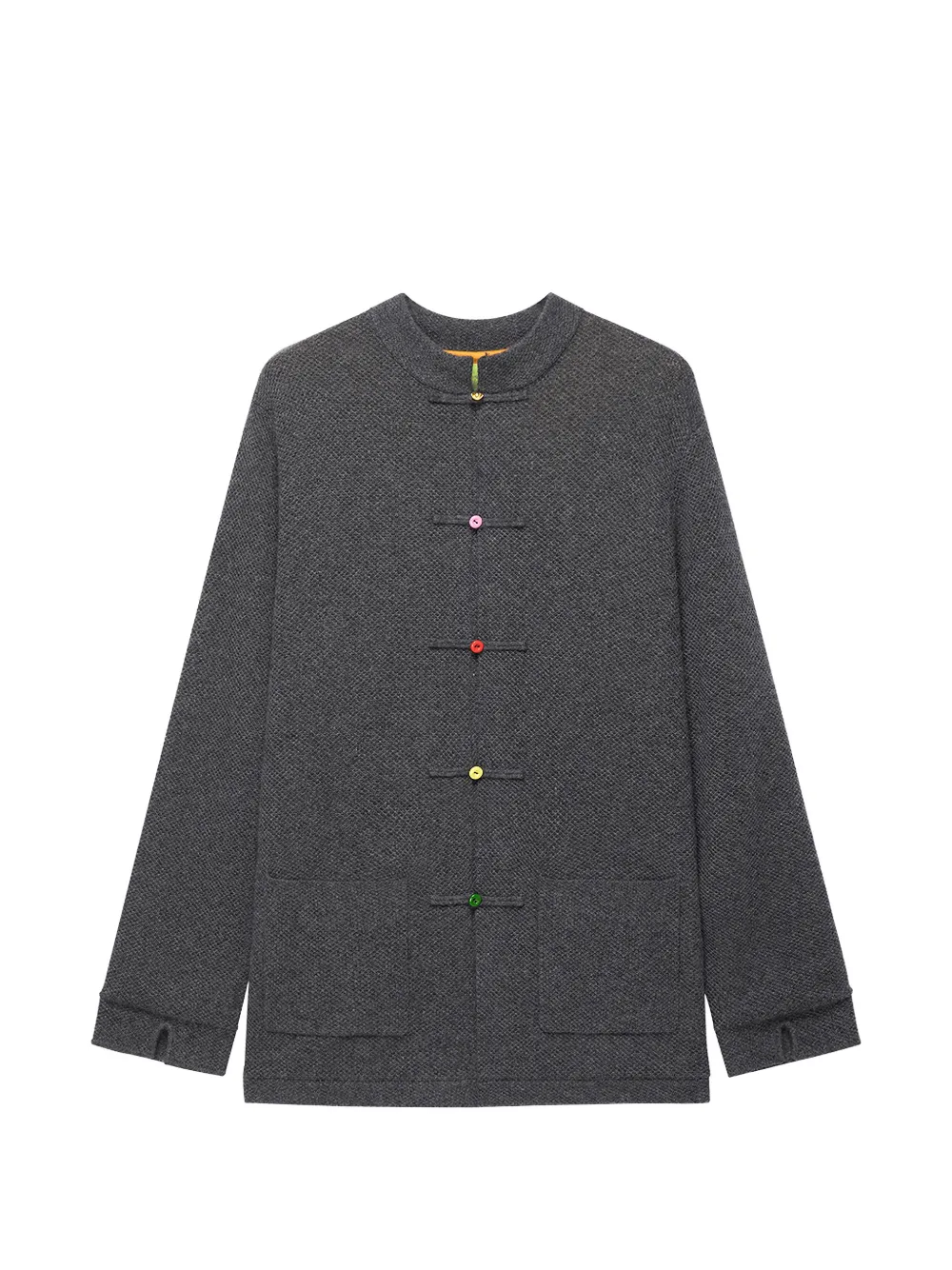 Shanghai Tang Lucky Egg Tang cashmere cardigan - Grigio