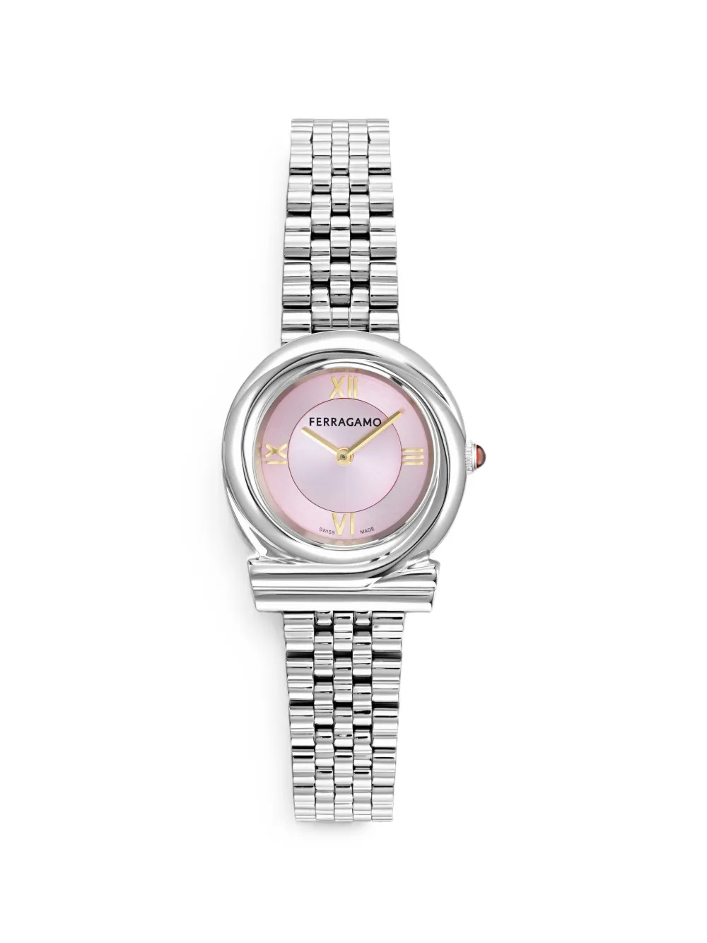 Ferragamo Orologio Gancini Twisted - Rosa