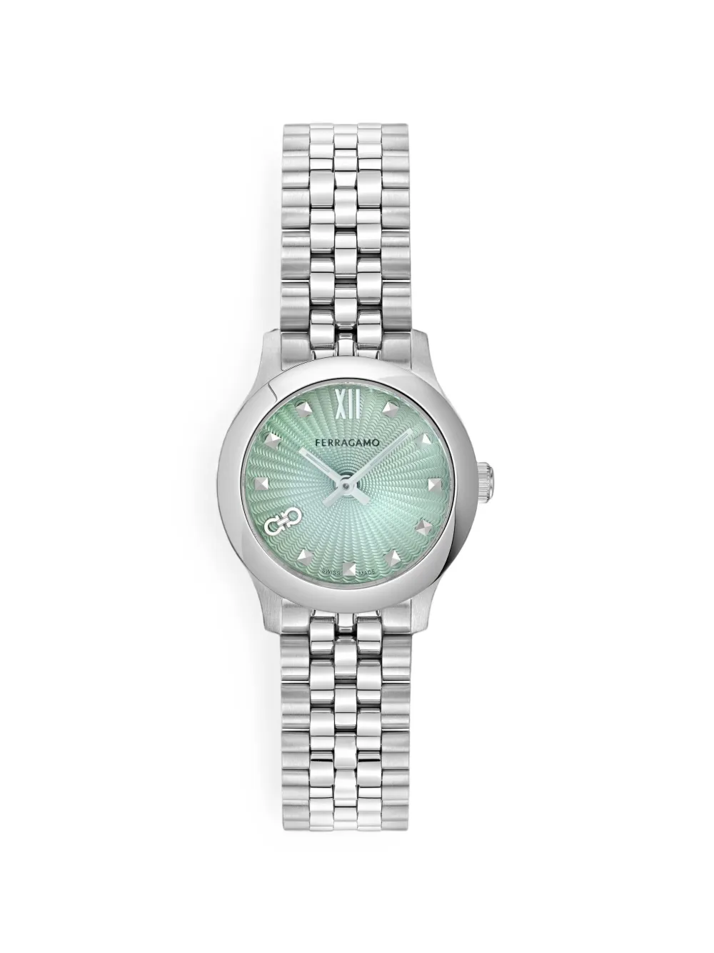 Ferragamo Duo Armbanduhr 25mm - Grün