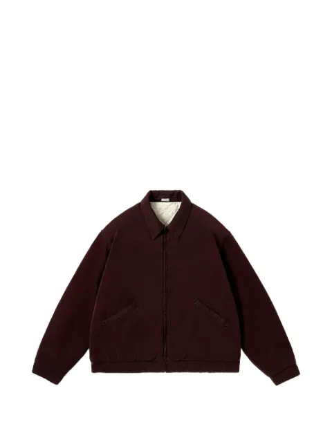 A.PRESSE washed gabardine short jacket