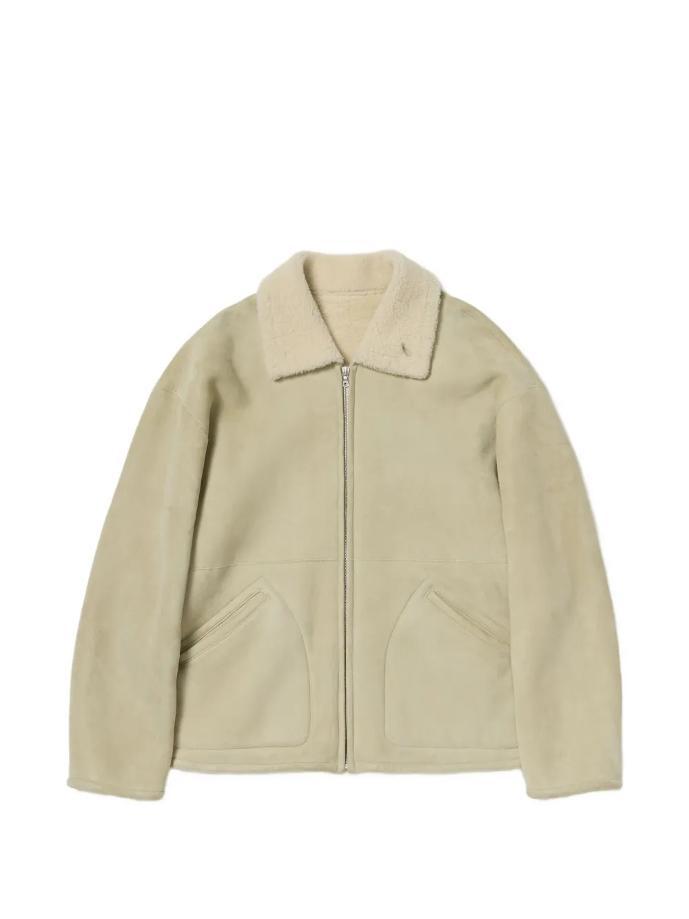 Auralee Merino Mouton Jacket In 中性色