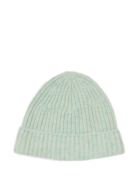 Auralee cashmere knit beanie hat