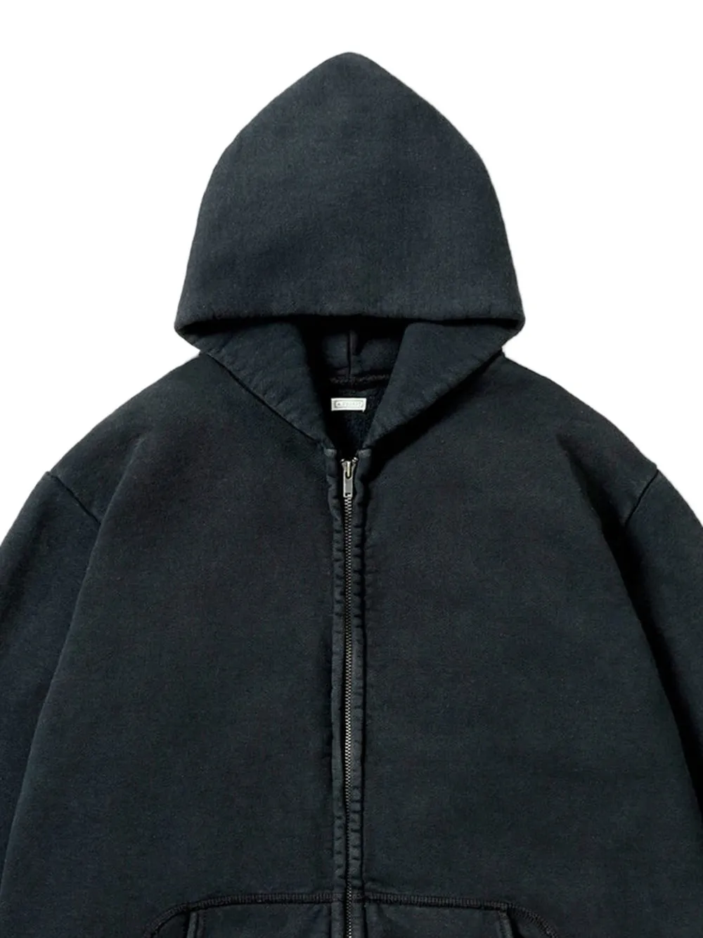 A.PRESSE Hoodie met rits Zwart