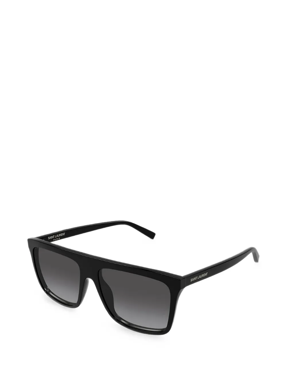 Saint Laurent Eyewear Zonnebril met vierkant montuur Zwart
