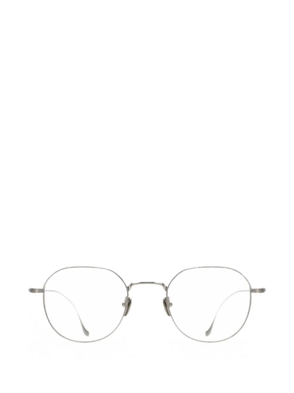 Masunaga Chord M geometric-frame glasses - Argento