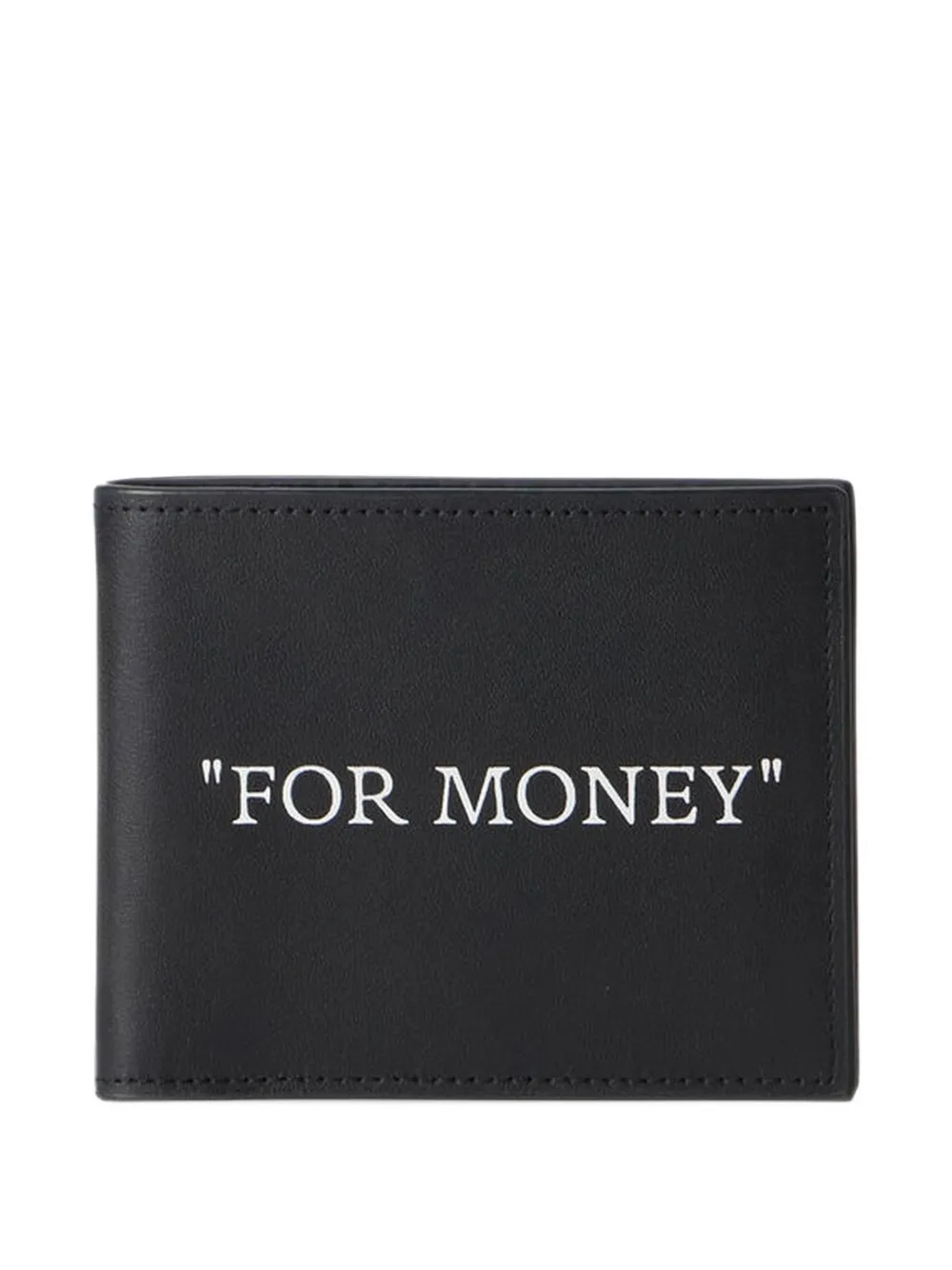 Off-White Quote bifold wallet Zwart