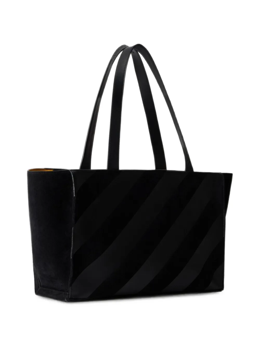 Off-White Sandbag leather tote bag - Nero