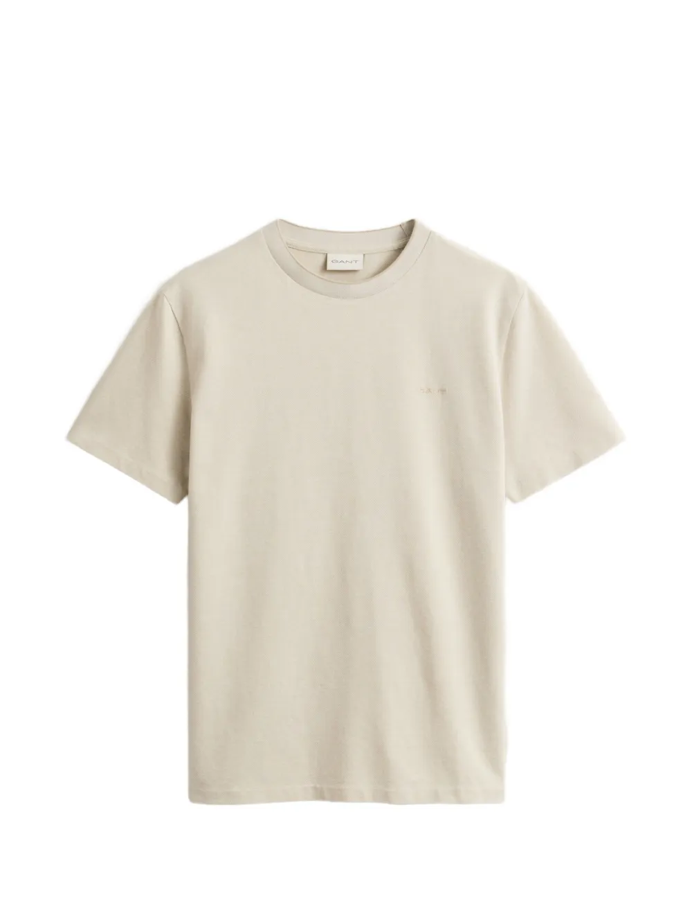 Gant logo-embroidered T-shirt - Toni neutri