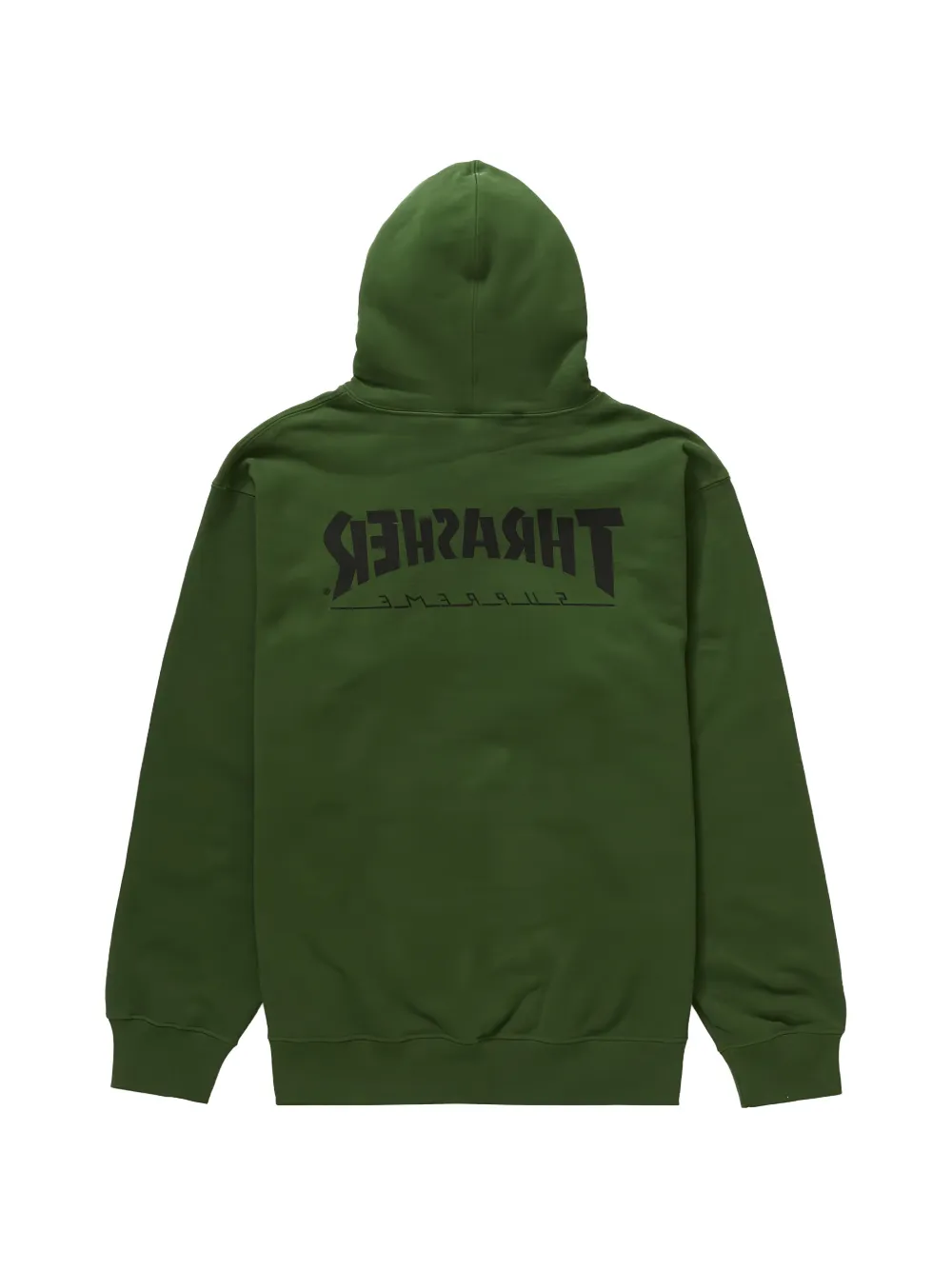 Supreme x Thrasher hoodie met grafische print Groen