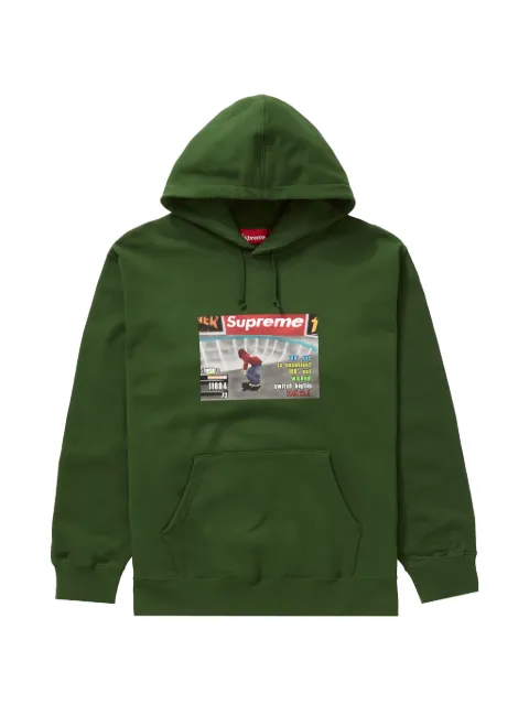 Supreme x Thrasher graphic-print hoodie