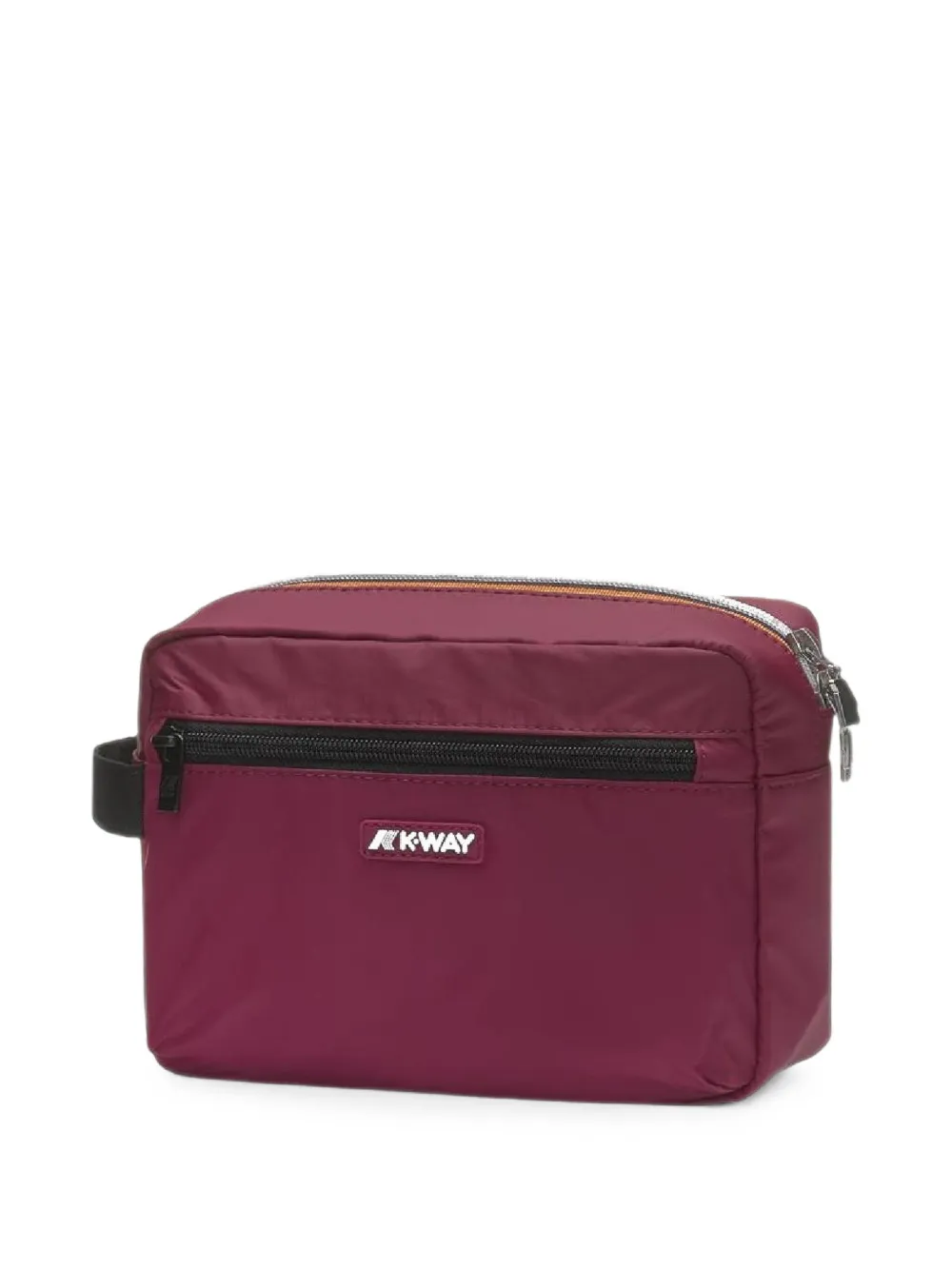 K-Way Demu toilettas met logo-patch Rood