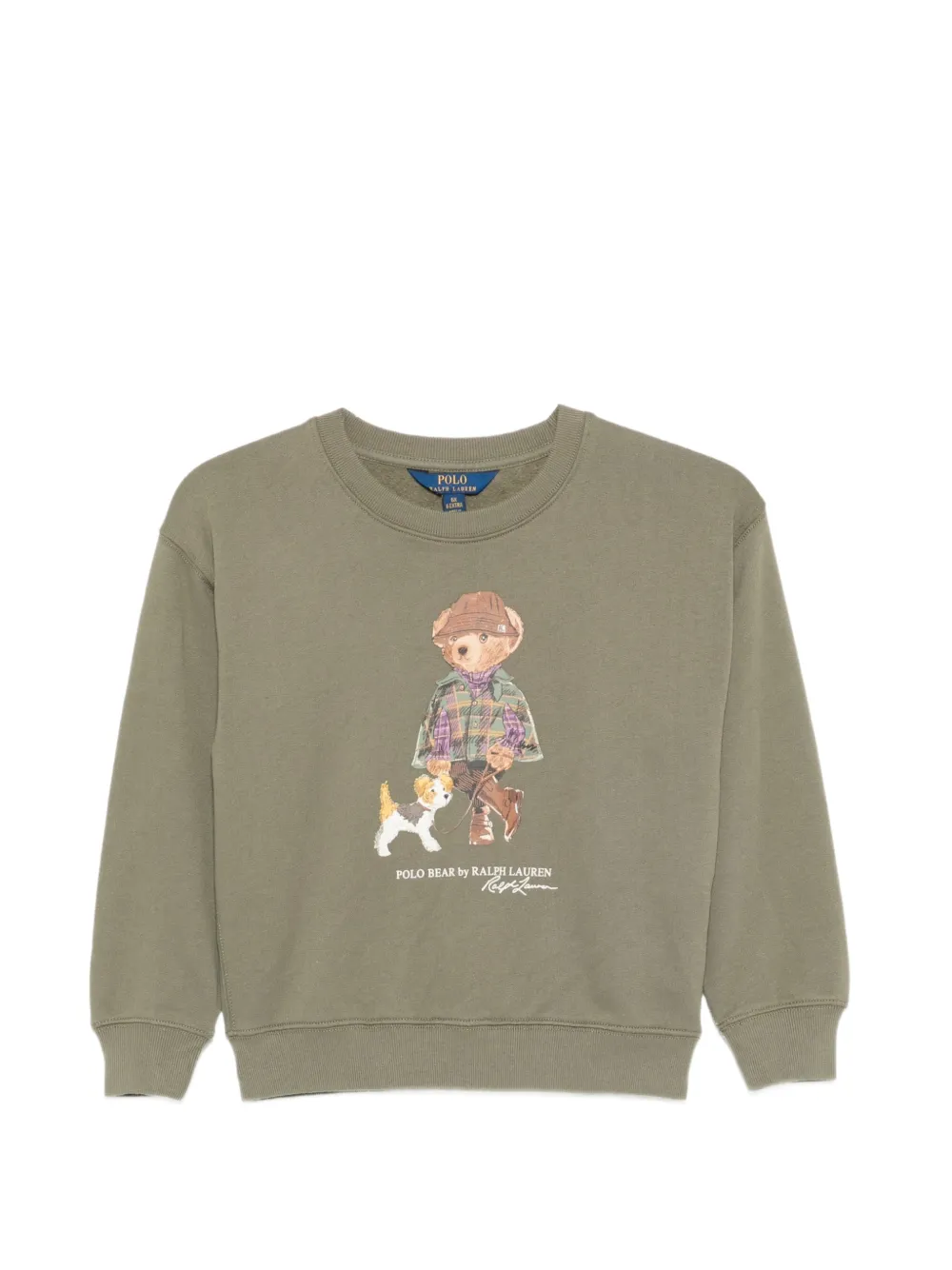 POLO RALPH LAUREN KIDS Polo Bear-print sweatshirt - Grün