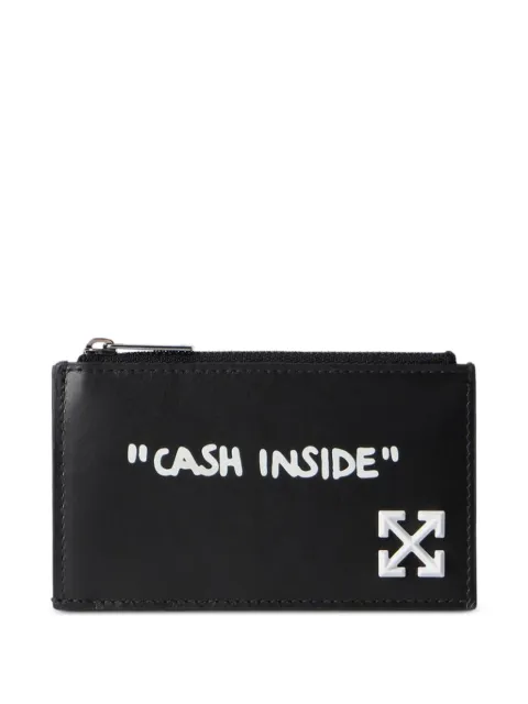 Off-White Jitney Quote card case