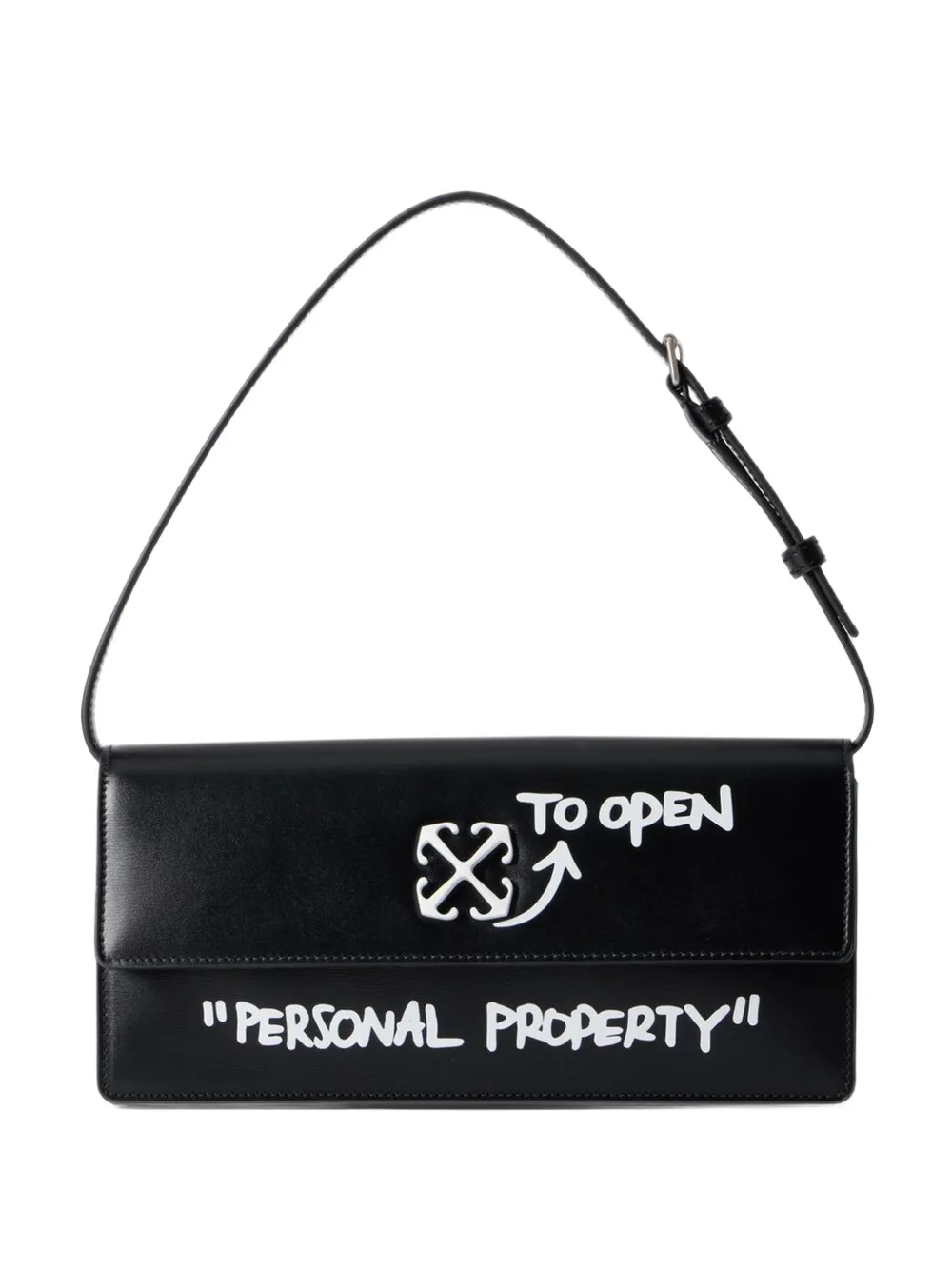 Off-White Jitney 1.0 Quote shoulder bag - Nero