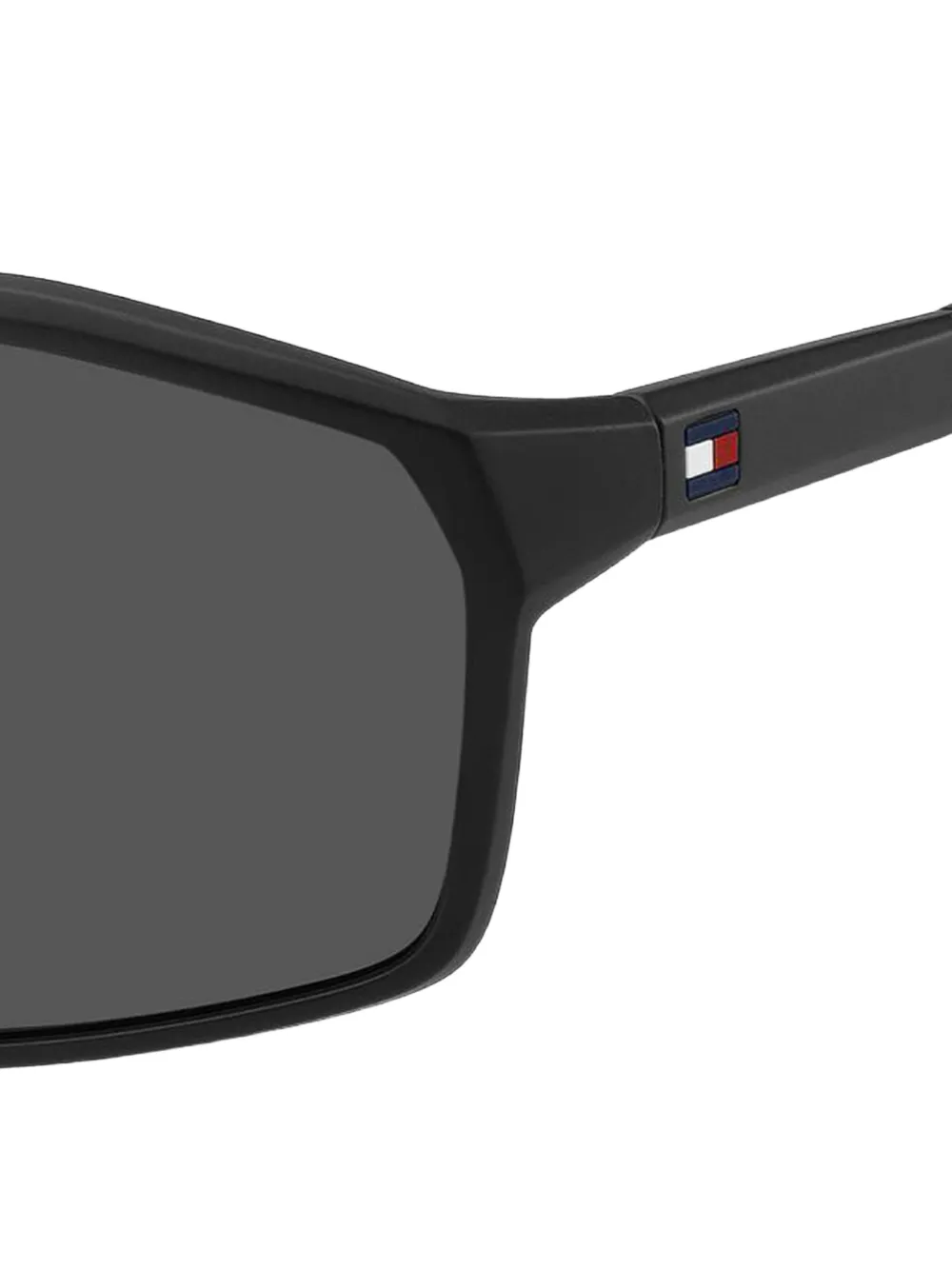 Tommy Hilfiger Zonnebril met op een skimasker geïnspireerd montuur Zwart