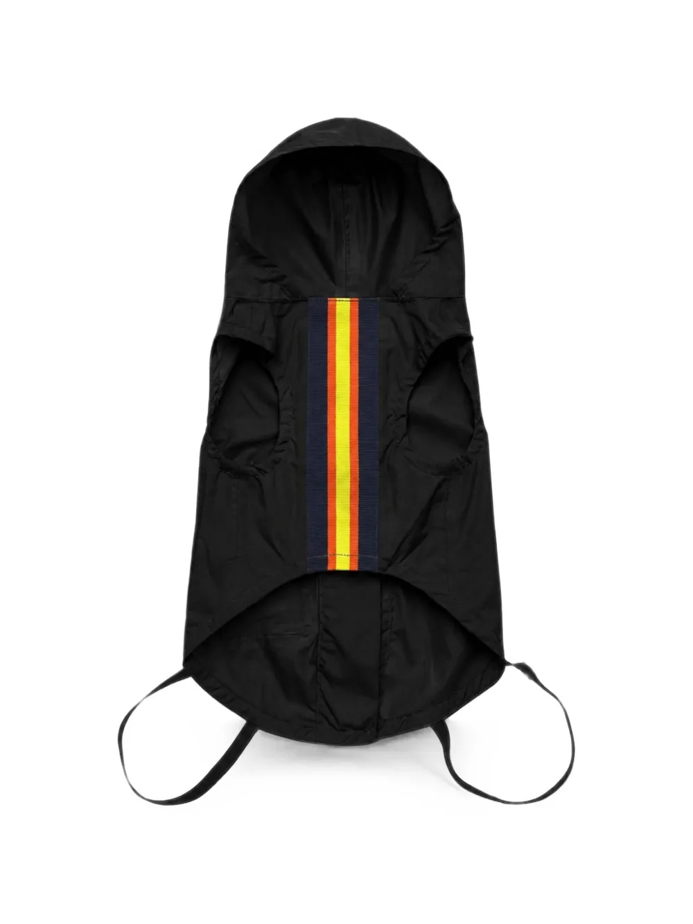 K-way Le Vrai 4.0 Lassie Striped Dog Coat In Black