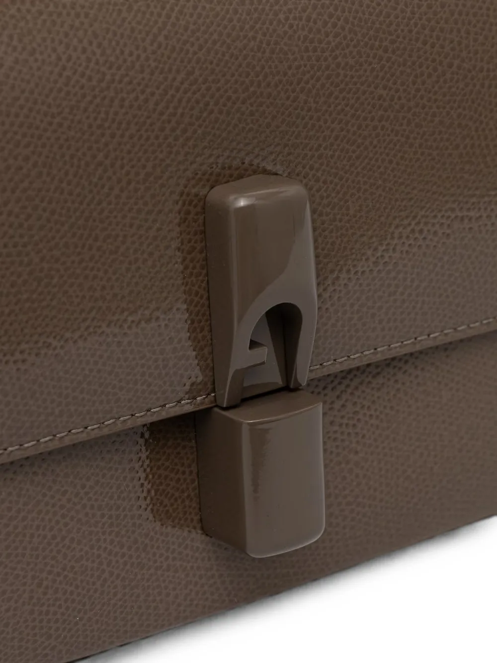 Furla Iride leren crossbodytas met korrelstructuur Bruin