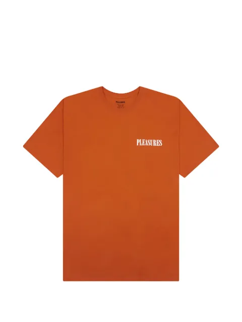 Pleasures logo-print T-shirt