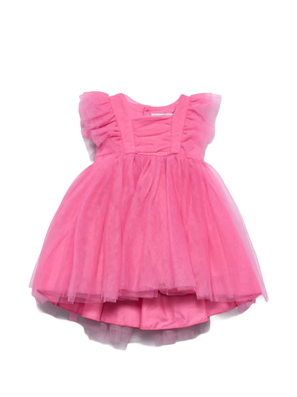 Abel & Lula tulle ruffled dress - Rosa
