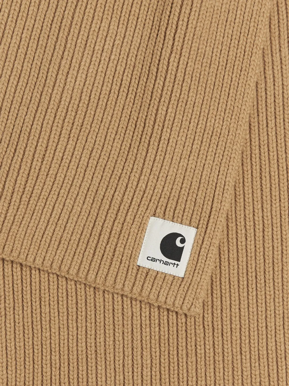 Carhartt WIP Mira ribgebreide sjaal Beige