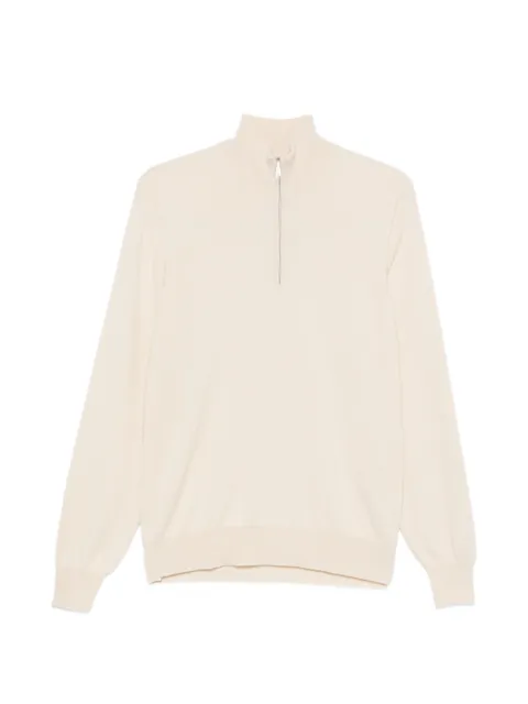 Brunello Cucinelli quarter-zip knitted sweater