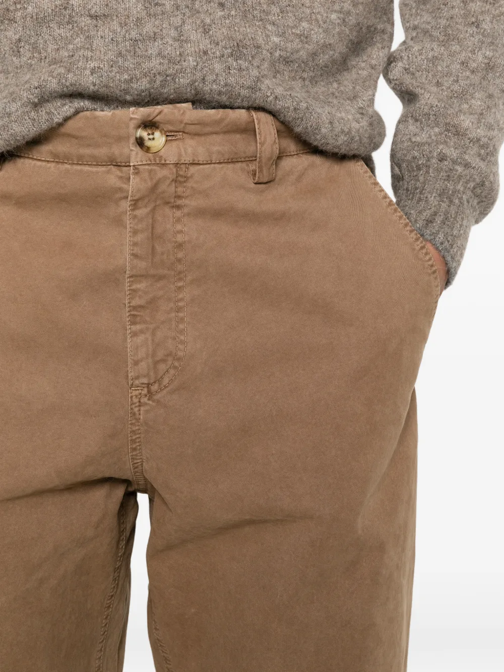 Brunello Cucinelli straight-leg chino trousers Bruin