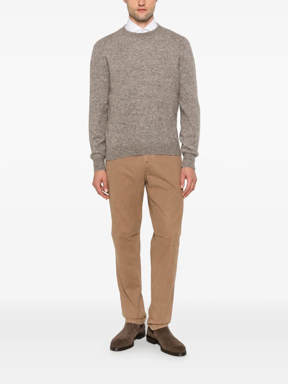 Brunello Cucinelli straight-leg chino trousers Bruin