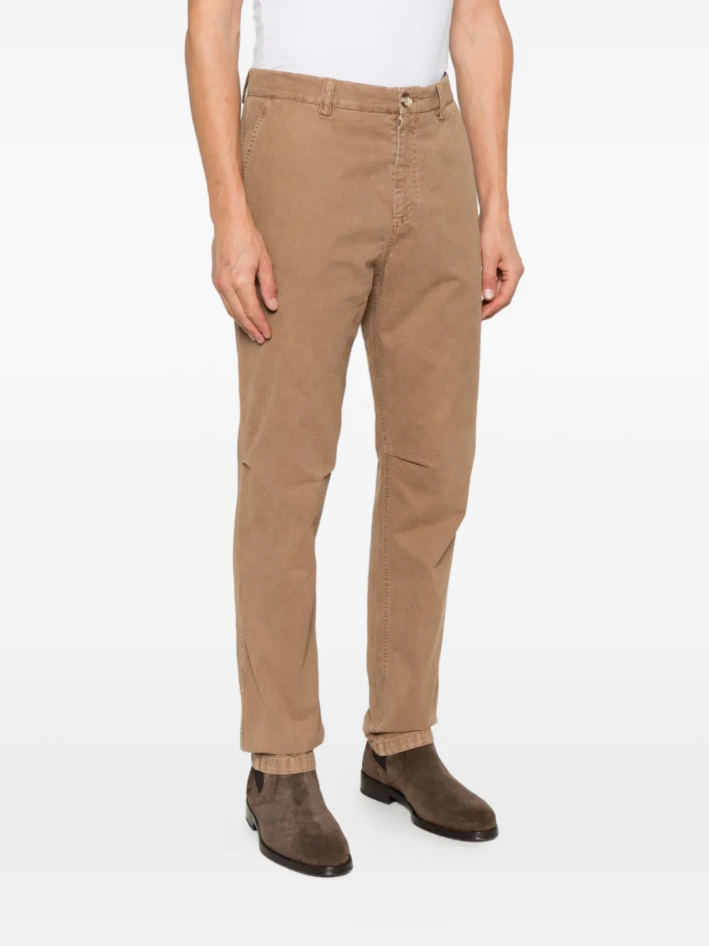 Brunello Cucinelli straight-leg chino trousers Bruin