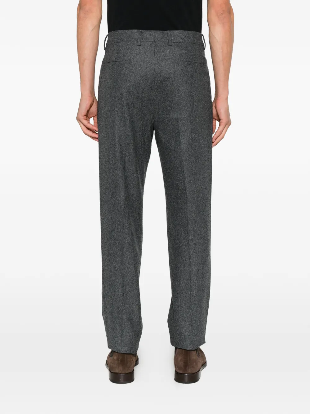 Brunello Cucinelli pleated wool trousers Grijs