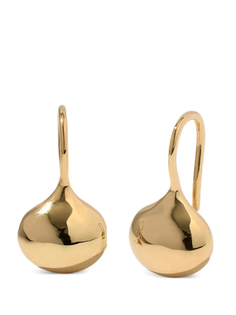 Otiumberg 페블 커브 드롭 이어링 In Gold