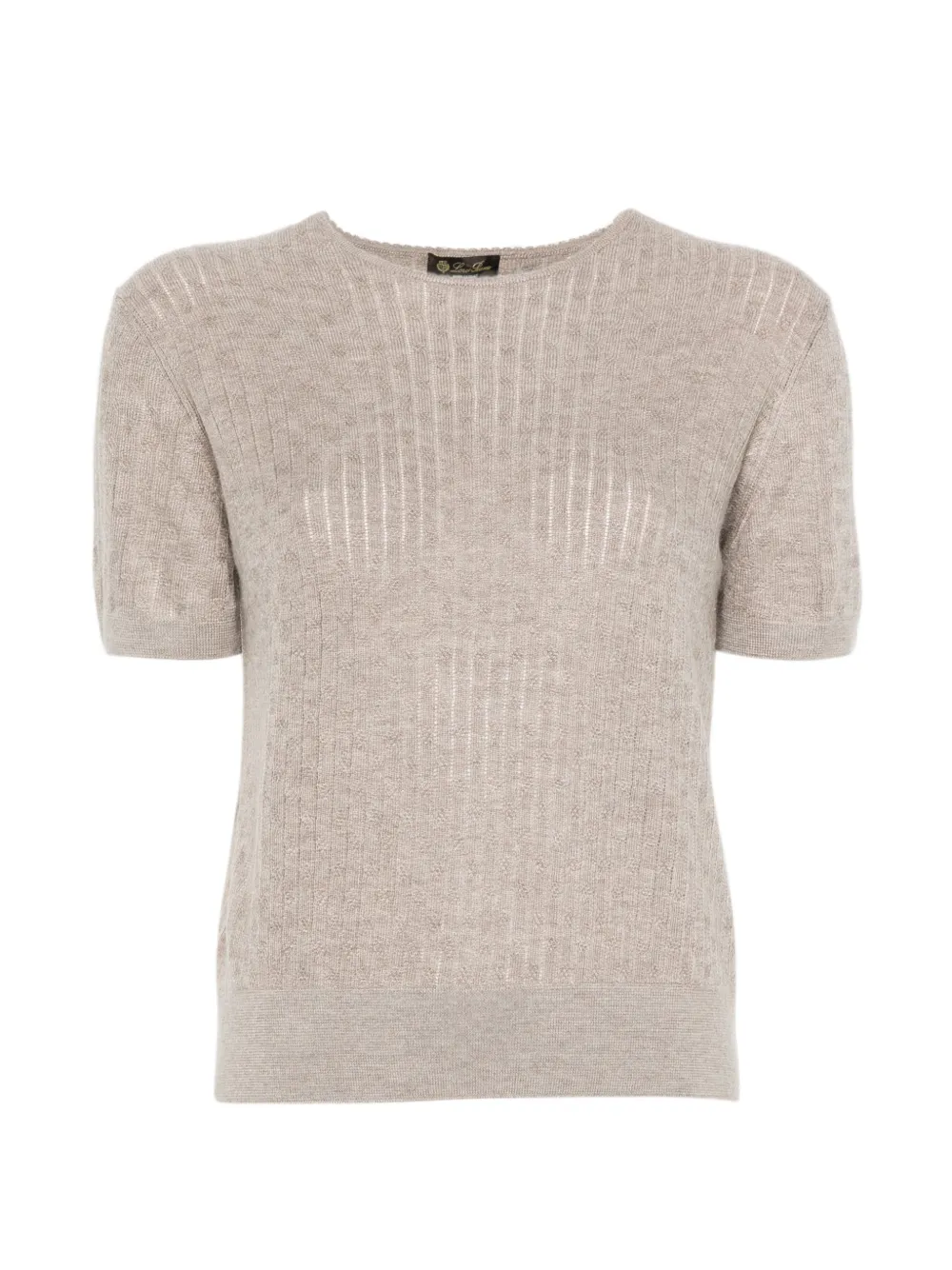 Loro Piana Maple crewneck T-shirt Beige