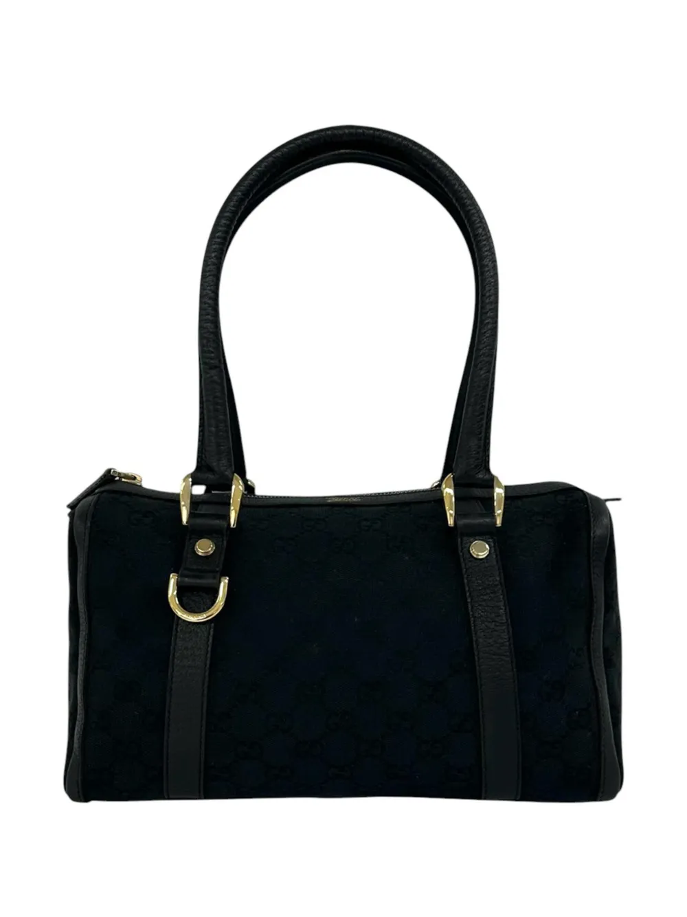 Gucci Pre-Owned 2000-2015 GG Canvas Abbey D Ring boston bag - Nero