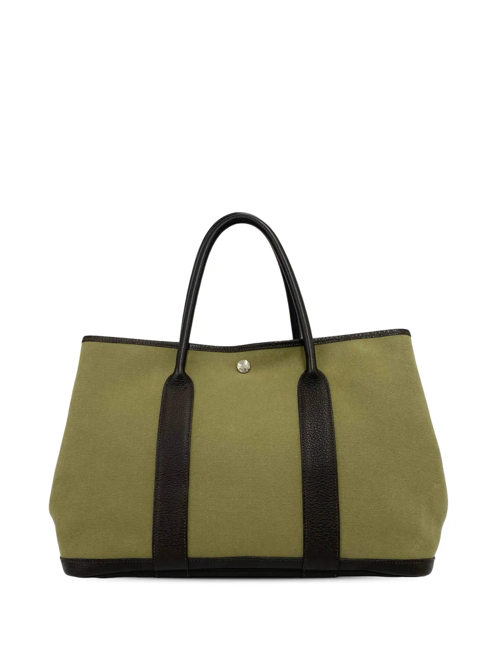 Hermès Pre-Owned 2015 Toile and Negonda Garden Party 36 tote bag - Marrone