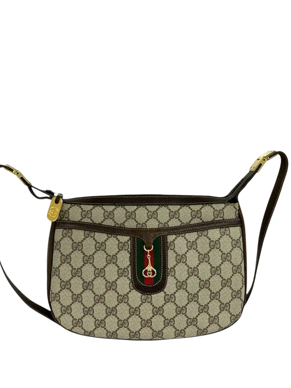 Gucci Pre-Owned 1980-1990 GG Supreme Web crossbody bag - Toni neutri