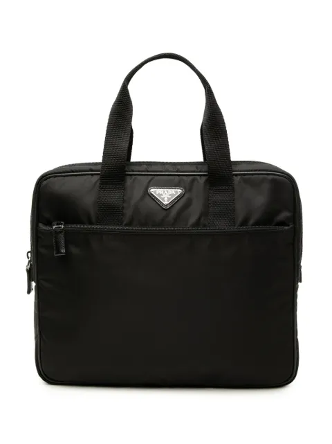 Prada Pre-Owned 2013-2026 Tessuto business bag