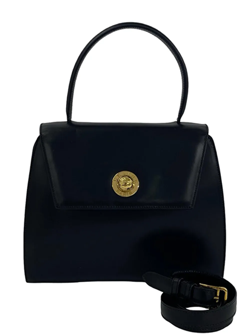 Celine Pre-Owned 2004 Calfskin Star Ball Top Handle Bag satchel - Nero