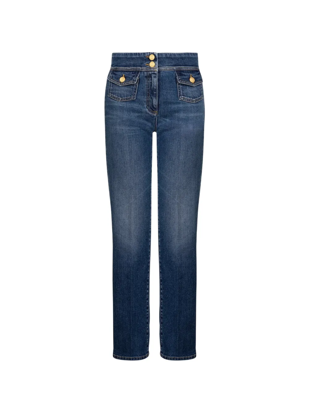 Seafarer button-detail pocket-detail jeans - Blu