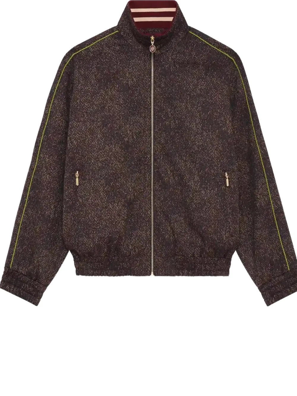 Drôle De Monsieur Tweed trainingsjack Bruin